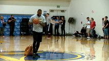Lebron HIts Half-Court Shot with Ease in Super Slow-Motion
