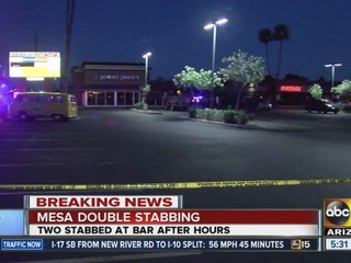 Police searching for suspect in Mesa double stabbing