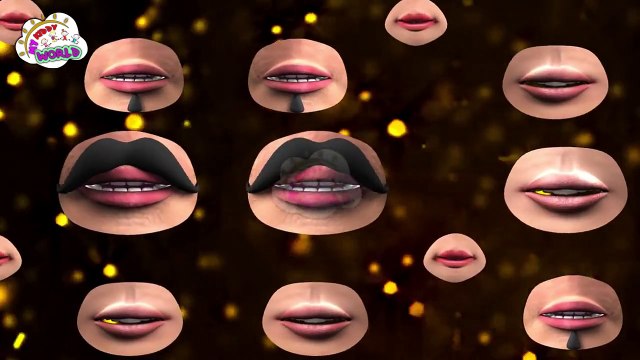 Funny Lips Finger Family _Funny 3D Animation Nursery Rhymes & Songs for Children