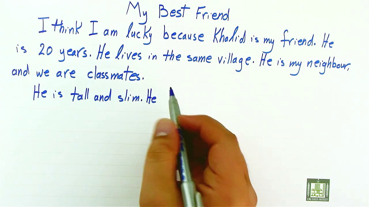 ENGLISH COURSE Lesson 37 / Writing / Describing People