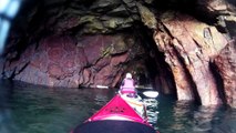 Visite d'une Grotte de la côte sauvage de Quiberon en kayak