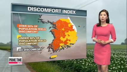 Rain in the east, hot and humid for the most parts
