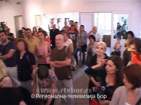 Otvorena izložba „Portreti„ Milana Stošića, 17. jun 2015. (RTV Bor)