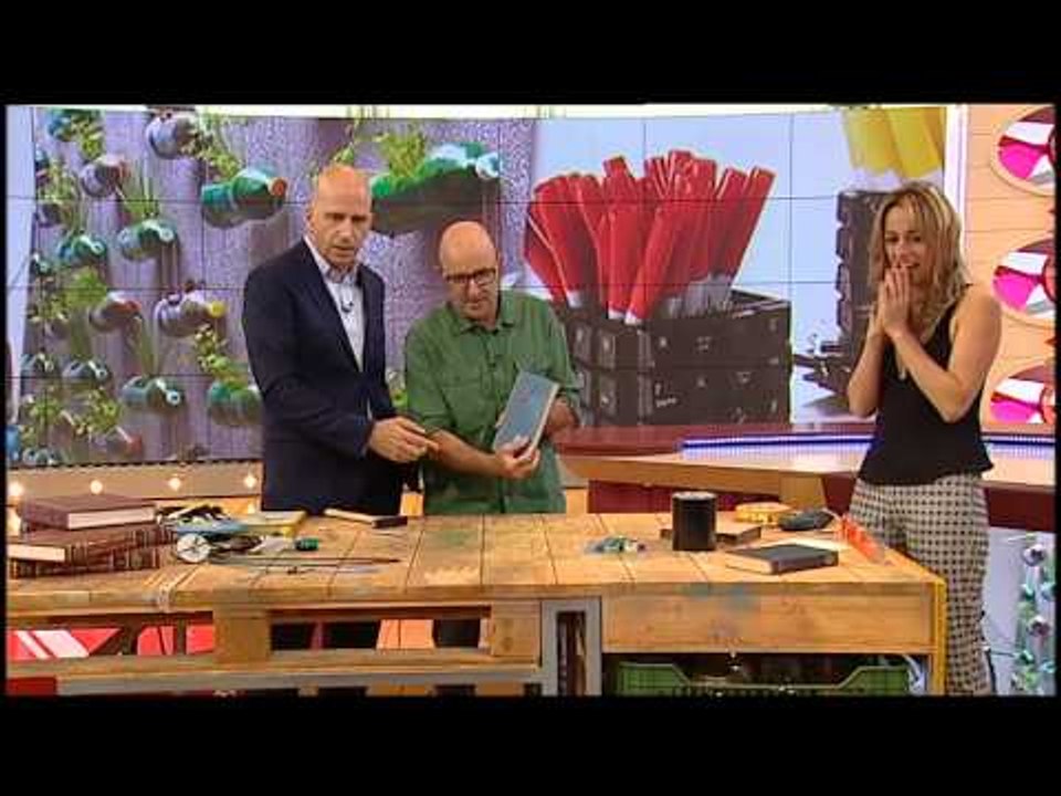 TV3 - Divendres - "El taller d'en Rafel": objectes decoratius amb llibres 16/06/15