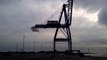 Port of Felixstowe - Landguard Terminal Quay Crane 1 Deconstruction