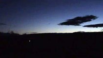 UFO -  Orange bright Orb - 17 oct 08 - up northeast