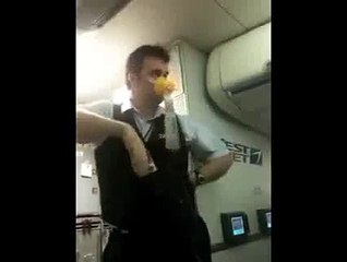 When A Flight Attendant Gives Hilarious Safety Demo - Funny Videos