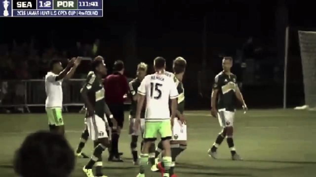 Scenes- Clint Dempsey sent off for Seattle after tearing up referee’s notebook