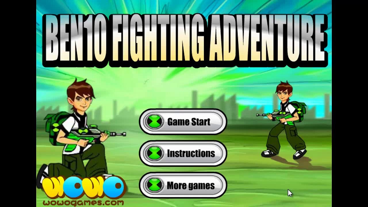 Ben 10 Games Ben 10 Fighting Adventure Cartoon Network Games Game For Kid  Game For