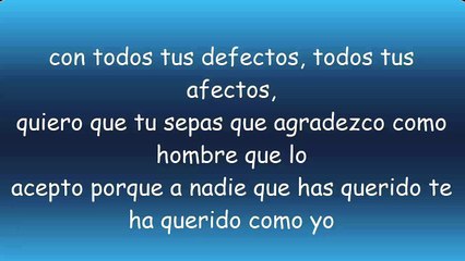 Quiero que seas tu- Letra- El bebeto