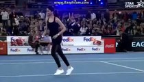 Novak Djokovic and Sania Mirza plays tennis with Deepika Padukone and Sunil Gavaskar