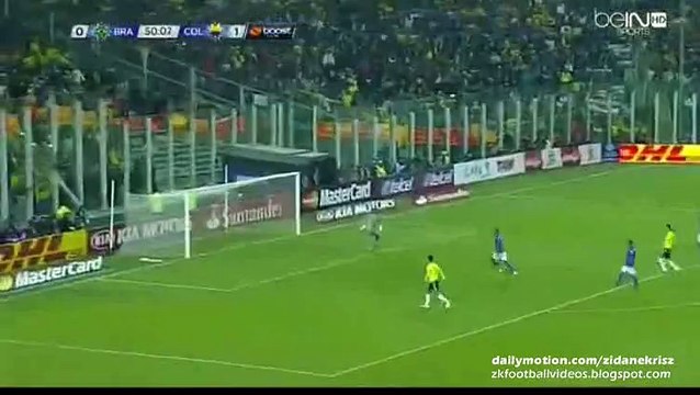 Cuadrado Fantastic Run and Amazing Shot - Brazil v. Colombia 17.06.2015