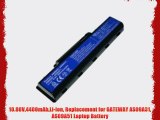 10.80V4400mAhLi-ion Replacement for GATEWAY AS09A31 AS09A51 Laptop Battery