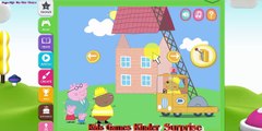 Kinder Surprise Peppa Pig Games For Kids | Peppa Pig's The New House| Hello Kitty Kinder Surprise