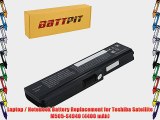 Laptop / Notebook Battery Replacement for Toshiba Satellite M505-S4940 (4400 mAh)