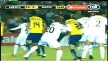 América (México) vs Santos (Brasil) 0-0 Octavos de final Vuelta Copa Libertadores (0-1 Global)