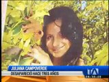 Juliana Campoverde despareció hace tres años