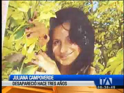 Juliana Campoverde despareció hace tres años