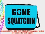 Rikki KnightTM Gone Squatchin on Blue Messenger Bag - Shoulder Bag - School Bag for School