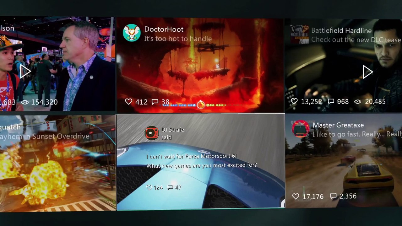 E3 2015 : Nouvelle interface Xbox One avec Cortana