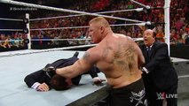 Seth Rollins vs Brock Lesnar - WWE World Heavyweight Championship Match- Raw_ Ma