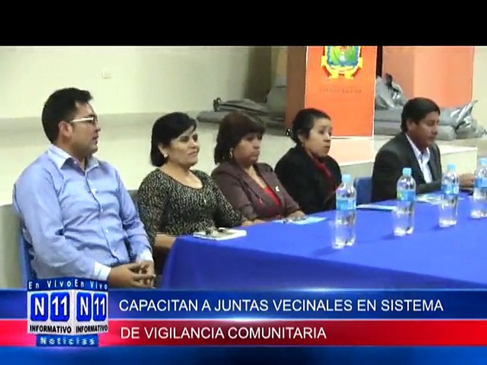 N11 Informativo CAPACITAN A JUNTAS VECINALES EN SISTEMA DE VIGILANCIA COMUNITARIA
