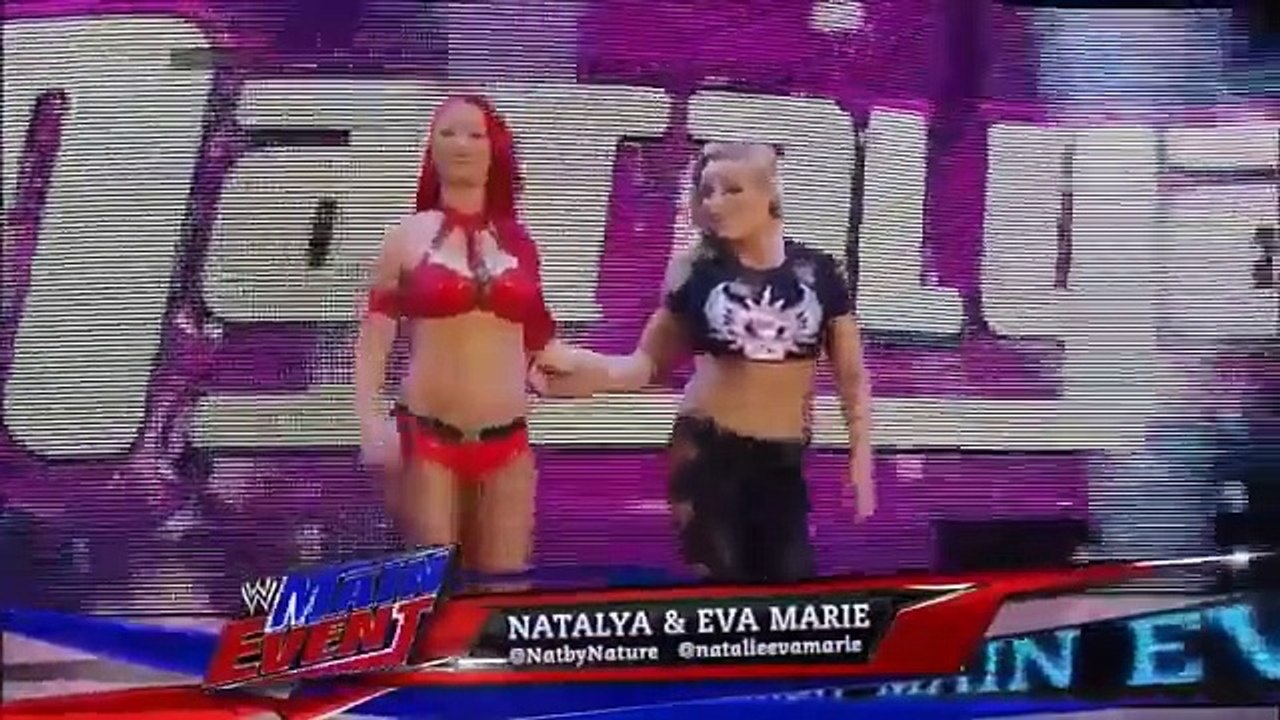 Natalya & Eva Marie vs  Alicia Fox & Aksana