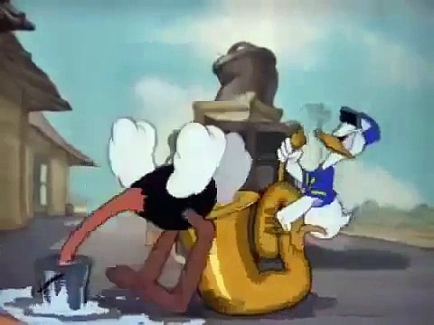 Pato donald El avestruz de Donald. Dibujos animados de Disney espanol latino.