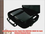 rooCASE Netbook Carrying Bag for Acer Aspire One AOD255E-13639 10.1-Inch Netbook Diamond Black