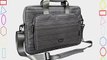 Evecase 17 - 17.3 Inch Classic Padded Briefcase Messenger Bag with Shoulder Strap and Handle