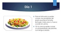 Comida para Diabéticos. 2 Recetas Para Diabeticos. Desayuno, Almuerzo y Cena Para Diabéticos