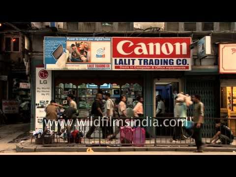 Canon office equipment and computer shops in Thamel, Kathmandu, Nepal