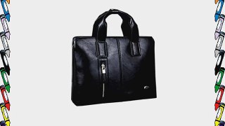 G-LIFE Men Genuine Leather Business Toting Office Briefcase Casual Handbag Black
