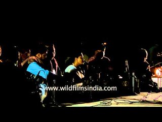 Musical performance at Rann Utsav, Gujarat