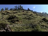 View of valleys near Pahalgam town - Kashmir