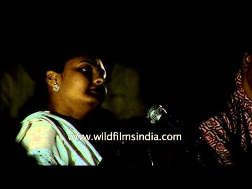 Gujarati music being presented during Rann Utsav