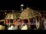 Carnival parade during Rann Utsav opening ceremony