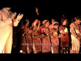 Gujarati folk singers performing at Rann Utsav in Kutch