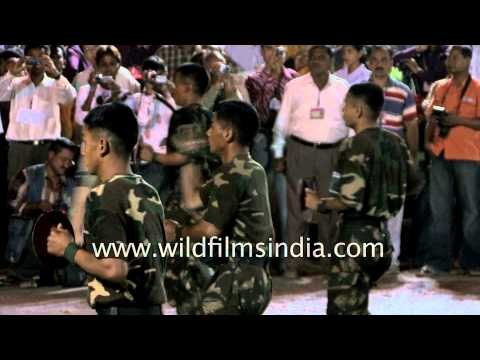 Khukuri dance performed by Gorkha Rifles at Rann Utsav, Gujarat