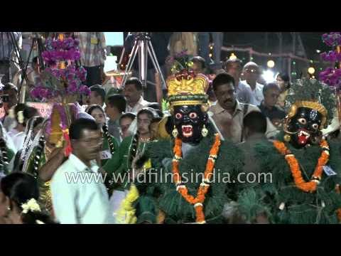 Traditional dance of Kerala Puli Kali showcased at Rann Utsav
