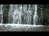 Artificial waterfall at Rock Garden, Chandigarh