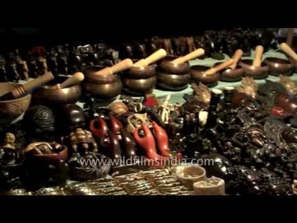 Shop in Thamel selling souvenir items  - Kathmandu