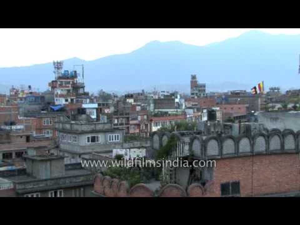 Panoramic view of Kathmandu city, Nepal