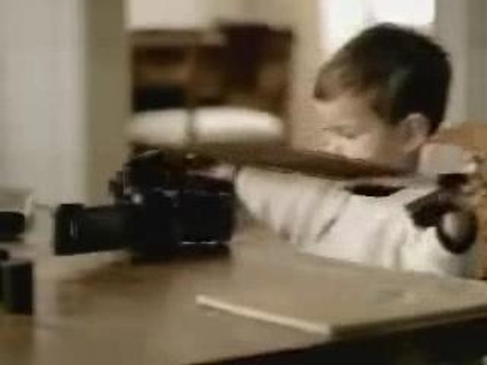 uma casa alegre com filhos