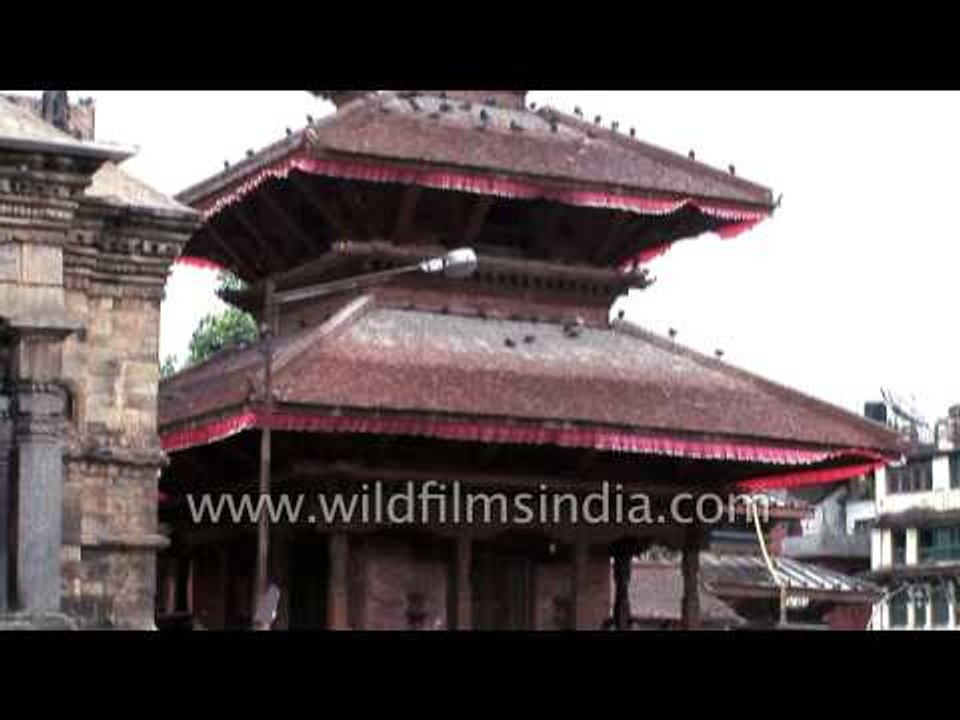 'Kala Bhairava' statue at the Basantapur Durbar Square - Nepal