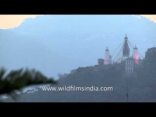 Swayambhunath, an ancient religious complex atop a hill - Kathmandu
