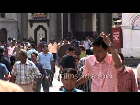 Devotees at the Pashupatinath Temple - Kathmandu, Nepal
