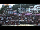 Indians take Holy dip in river Ganges : Kavad Mela, Haridwar