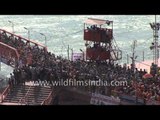 Pilgrims gathered at Haridwar on occasion of Kanvar yatra