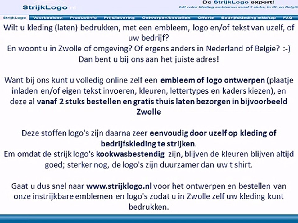 Kleding bedrukken Zwolle